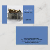 Bauunternehmer Visitenkarte (Vorne/Hinten)