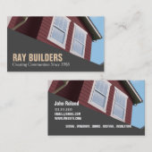 Bauunternehmer Visitenkarte (Vorne/Hinten)