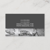 Bauunternehmer Visitenkarte (Rückseite)