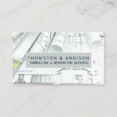 Bauunternehmer Visitenkarte (Vorderseite)