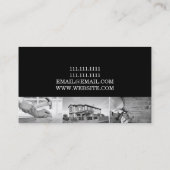 Bauunternehmer Visitenkarte (Rückseite)