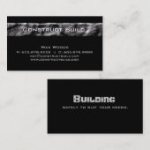Bauunternehmer-Visitenkarte-Felsen Visitenkarte (Vorne/Hinten)
