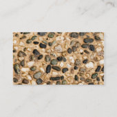 Bauunternehmer-Visitenkarte-Kiesel Visitenkarte (Rückseite)