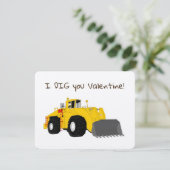 BauValentine Feiertagskarte (Stehend Vorderseite)