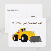 BauValentine Feiertagskarte (Vorne/Hinten)