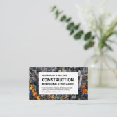 BauVisitenkarte - Downtown Skyline Visitenkarte (Stehend Vorderseite)