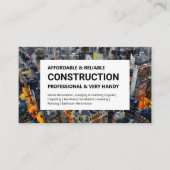 BauVisitenkarte - Downtown Skyline Visitenkarte (Vorderseite)