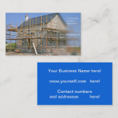 BauVisitenkarte Visitenkarte (Vorne/Hinten)