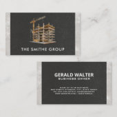 Bauvorhaben | Gerüst Visitenkarte (Vorne/Hinten)