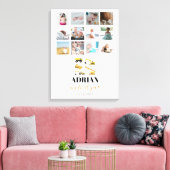 Bauwagen Baby First Year Foto Collage Leinwanddruck (Insitu (Wohnzimmer))