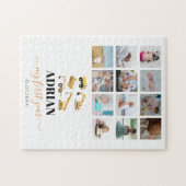 Bauwagen Baby First Year Foto Collage Puzzle (Horizontal)