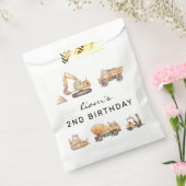 Bauwagen Birthday Moderne Minimal Geschenktütchen (Versiegelt)