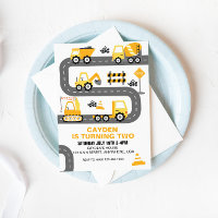 Bauwagen Einladung zum Geburtstag