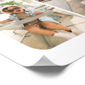 Bauwagen Geburtstagsfoto Collage Poster (Ecke)