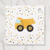 Bauwagen Geburtstagspartei Geschenkanhänger (Rückseite)