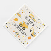 Bauwagen Geburtstagspartei Serviette (Ecke)