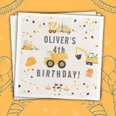 Bauwagen Geburtstagspartei Serviette