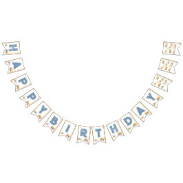 Bauwagen Geburtstagspartei Wimpelkette