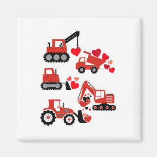 Bauwagen I Dig You Funny Kid Boy Kleinkind Magnet