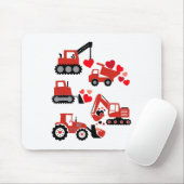Bauwagen I Dig You Funny Kid Boy Kleinkind Mousepad (Mit Mouse)