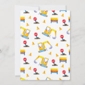 Bauwagen Kinderdusche Dankeskarte (Rückseite)