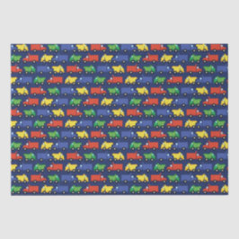 Bauwagen Kinderdusche Seidenpapier