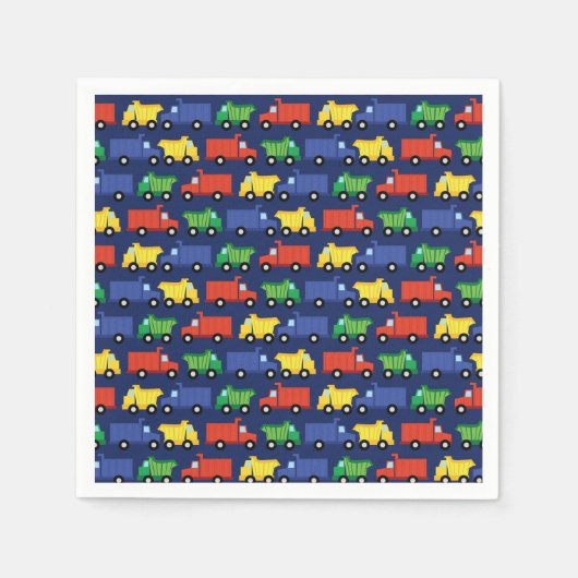 Bauwagen Kinderdusche Serviette (Vorderseite)