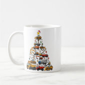Bauwagen Lover Weihnachtsbaum Niedliche Weihnachte Kaffeetasse (Links)
