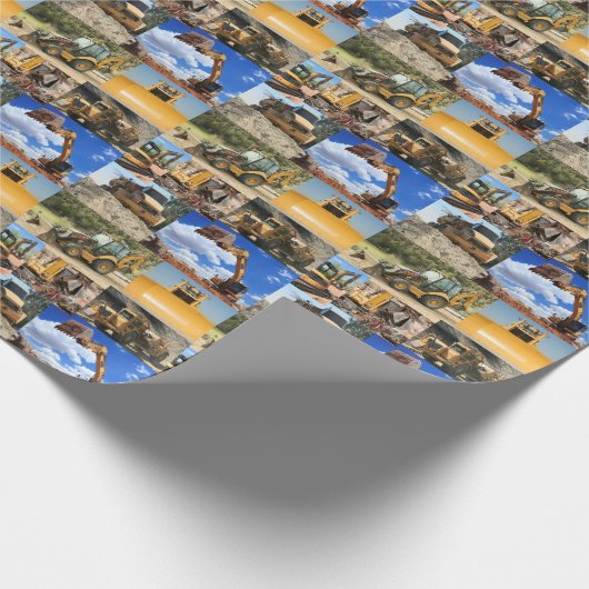 Bauwagenverkleidung Geschenkpapier (Ecke)