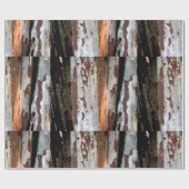Bauweise aus rustikalem Holz 1 Geschenkpapier (Flach)