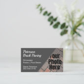 Bauweise für Foto-Ziegeleisen Visitenkarte (Stehend Vorderseite)