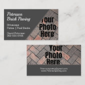 Bauweise für Foto-Ziegeleisen Visitenkarte (Vorne/Hinten)