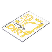 Bauweise für sonnige Bagger Notizblock (Linke Seite)