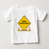 Bauweise mit Zapfen Baby T-shirt (Vorderseite)