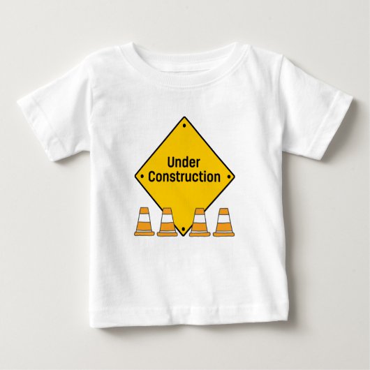 Bauweise mit Zapfen Baby T-shirt (Vorderseite)