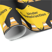 Bauweise mit Zapfen Geschenkpapier (Rolleneckpunkt)