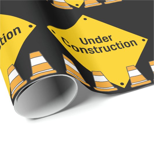 Bauweise mit Zapfen Geschenkpapier (Rolleneckpunkt)