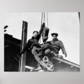 Bauwerk Workers Building Skyscraper Poster (Vorne)