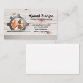 Bauwerke | Holzstahl Visitenkarte (Vorne/Hinten)