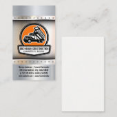 Bauwerksfahrzeug ohne Lademittel Visitenkarte (Vorne/Hinten)