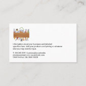 Bauwerkzeuge | Blueprint Visitenkarte (Rückseite)