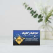 Bauwerkzeuge | Blueprints Visitenkarte (Stehend Vorderseite)