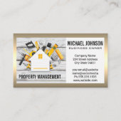 Bauwerkzeuge | Carpentry | Holz Visitenkarte (Vorderseite)