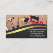 Bauwerkzeuge | Carpentry Visitenkarte (Rückseite)