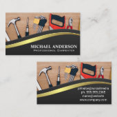 Bauwerkzeuge | Carpentry Visitenkarte (Vorne/Hinten)