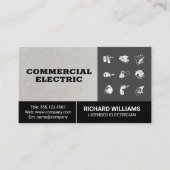 Bauwerkzeuge für Power Visitenkarte (Vorderseite)