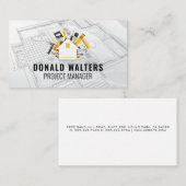 Bauwerkzeuge | Hintergrund der Programme Visitenkarte (Vorne/Hinten)