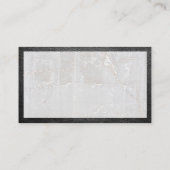 Bauwerkzeuge | Leder und Stein Visitenkarte (Rückseite)