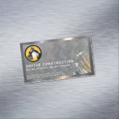 Bauwerkzeuge | Metallgrenze | Stahl Magnetische Visitenkarte (Beispiel)