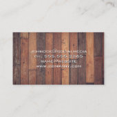 Bauwerkzeuge | Parkettböden Visitenkarte (Rückseite)